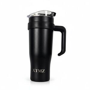 40 oz Tumbler with Handle and Straw, Leakproof Vacuum Insulated Stainless Steel